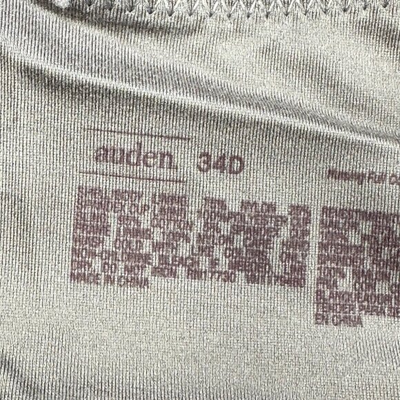 Auden Women's Size 34D Nursing Bra T-Shirt Full Coverage Rocket City Gray New - Picture 6 of 13